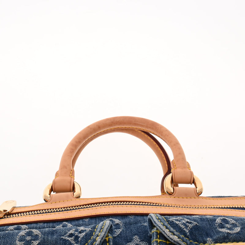 ルイヴィトンデニム ネオスピーディ 14145 ブルー レディース