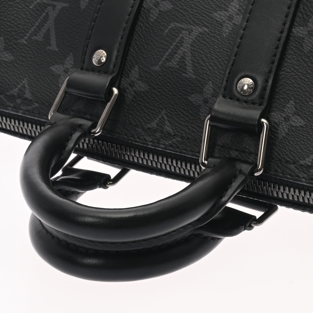 ルイヴィトンキーポルバンドリエール 25 43019 ブラック メンズ