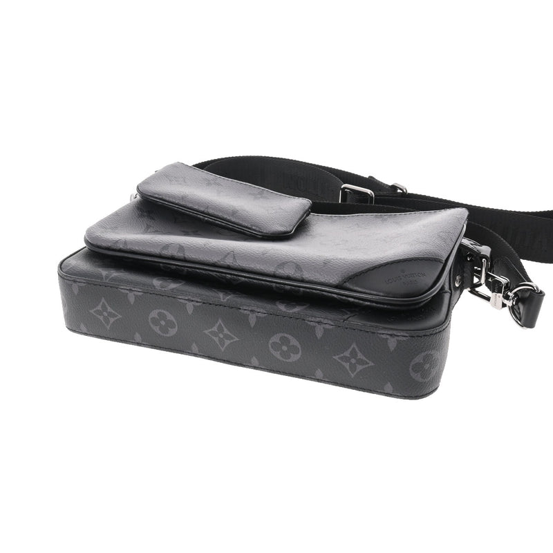 ルイヴィトンエクリプス トリオメッセンジャー 14145 黒/グレー メンズ