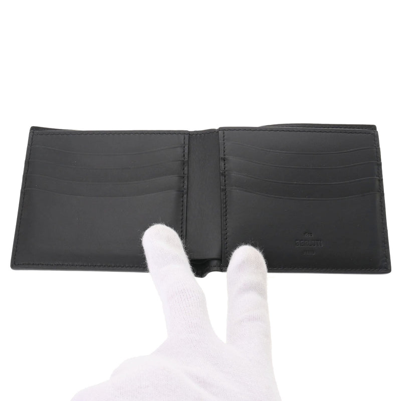 ベルルッティカリグラフィ マコレ スクリットレザー ウォレット グレー