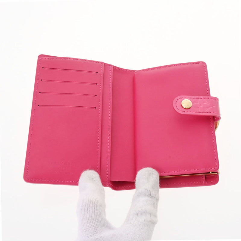 ルイヴィトンポルトフォイユヴィエノワ がま口財布 14125 フューシャ