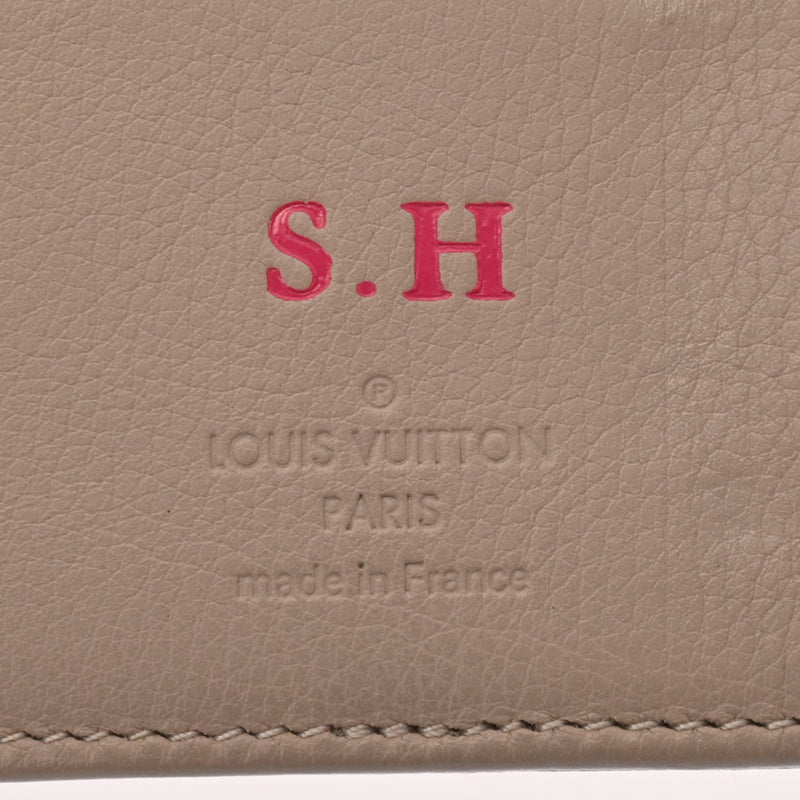 ルイヴィトンマヒナ ポルトフォイユ アメリア 14145 ベージュ