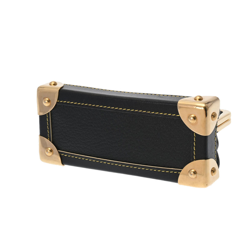 ルイヴィトンスハリ ポルトモネヴィエノワ がま口小銭入れ ノワール