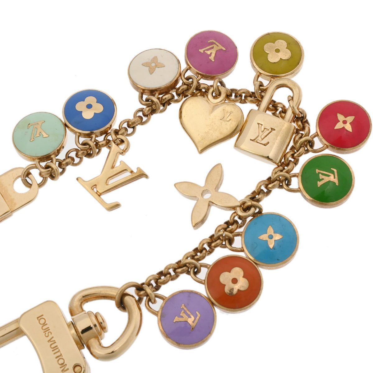 ルイヴィトンポルトクレシェンヌ バスティーユ バッグチャーム マルチ