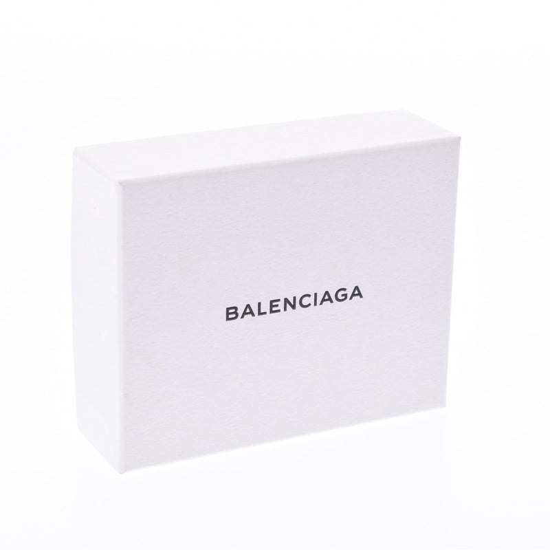 バレンシアガペーパーミニウォレット 白 ユニセックス カーフ 三つ折り