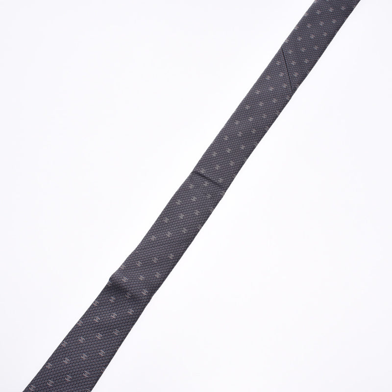 シャネルココマーク柄 グレー系 メンズ ネクタイ CHANEL – 銀蔵オンライン