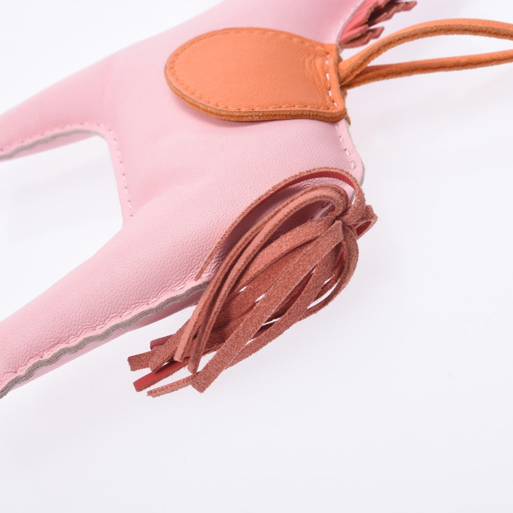 エルメスロデオGM 馬モチーフ ピンク系 ユニセックス チャーム HERMES