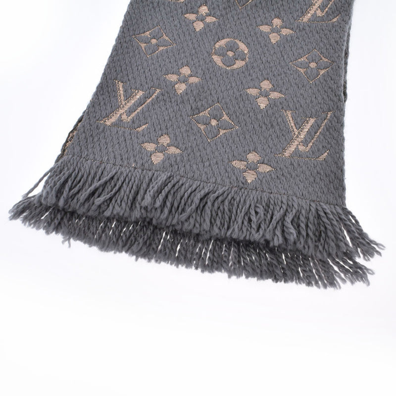 ルイヴィトンエシャルプ ロゴマニア シャイン 14145 グリ ユニセックス