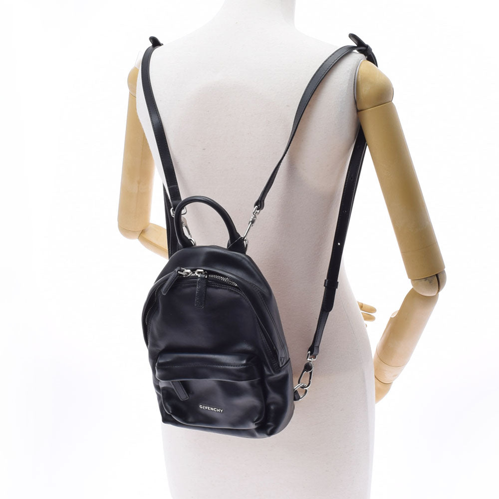 ジバンシィミニバックパック ブラック シルバー金具 レディース レザー