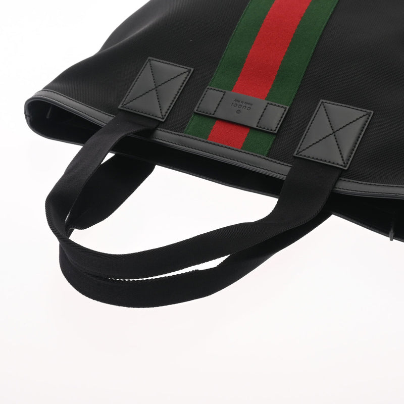 グッチシェリーライン トートバッグ アウトレット品 ブラック