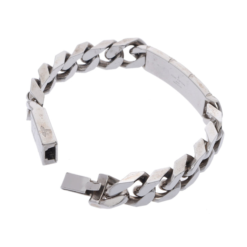 ルイヴィトンブラレス モノチェーン ブレスレット シルバー金具 メンズ