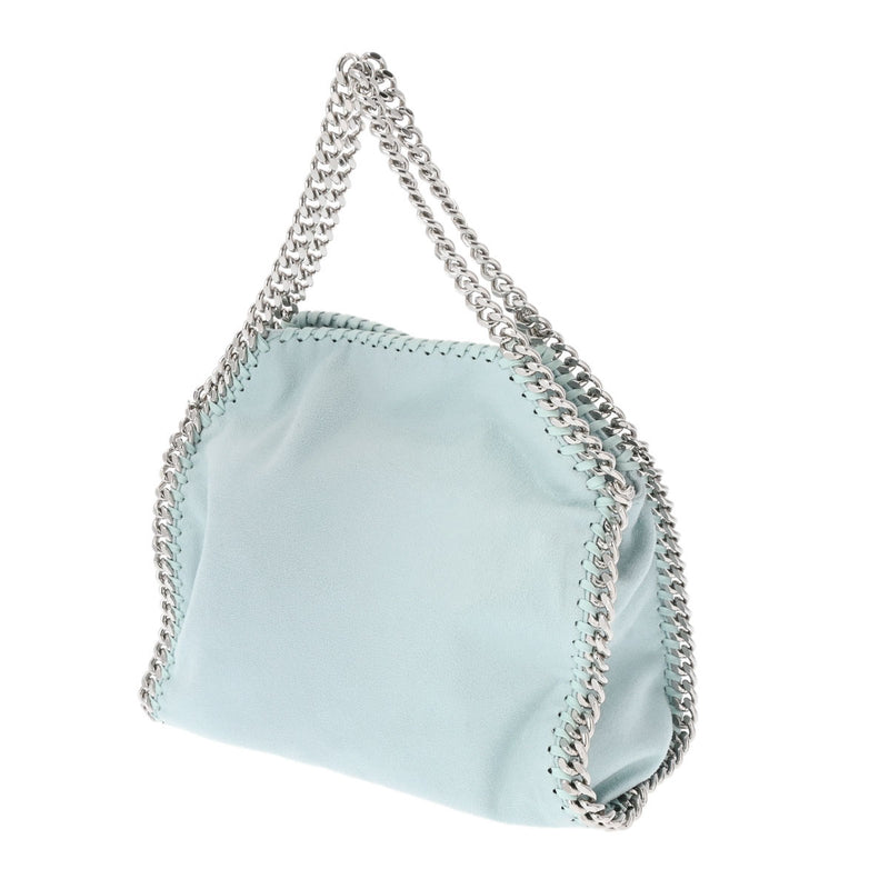 ステラマッカートニーファラベラ チェーントート ライトブルー