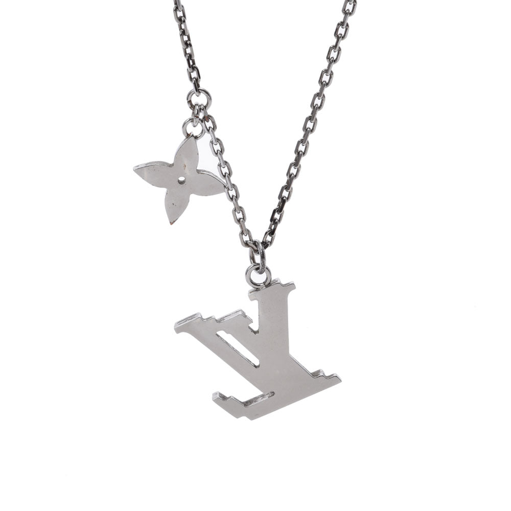 ルイヴィトンLVイニシャル フラワークリスタル 青/マーブル系