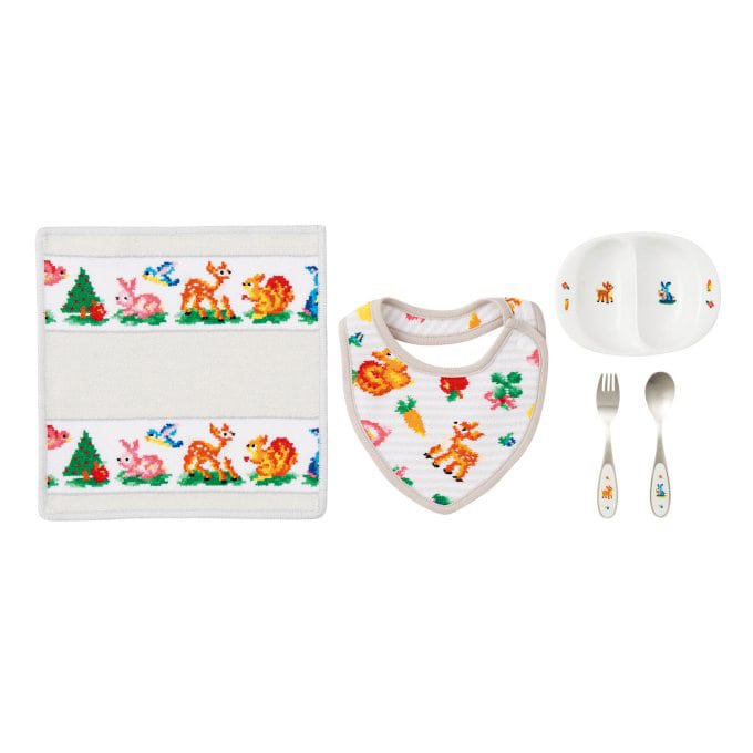 フェイラー ティップトップフォレストベビーギフトセット(シルバー