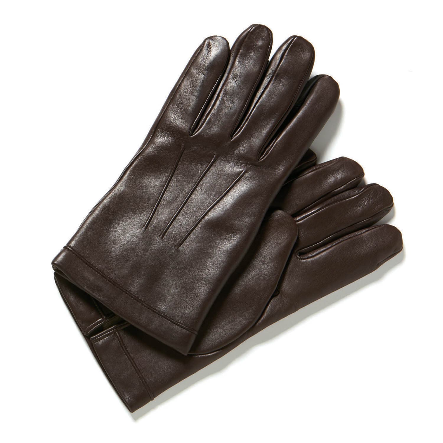 グアンティ フィレンツェ メンズ革手袋(ダークブラウン)【eGift