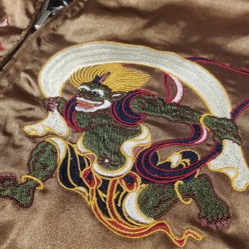 YOKOSUKA風神雷神リバーシブルスカジャン | 神奈川みやげっと - 神奈川