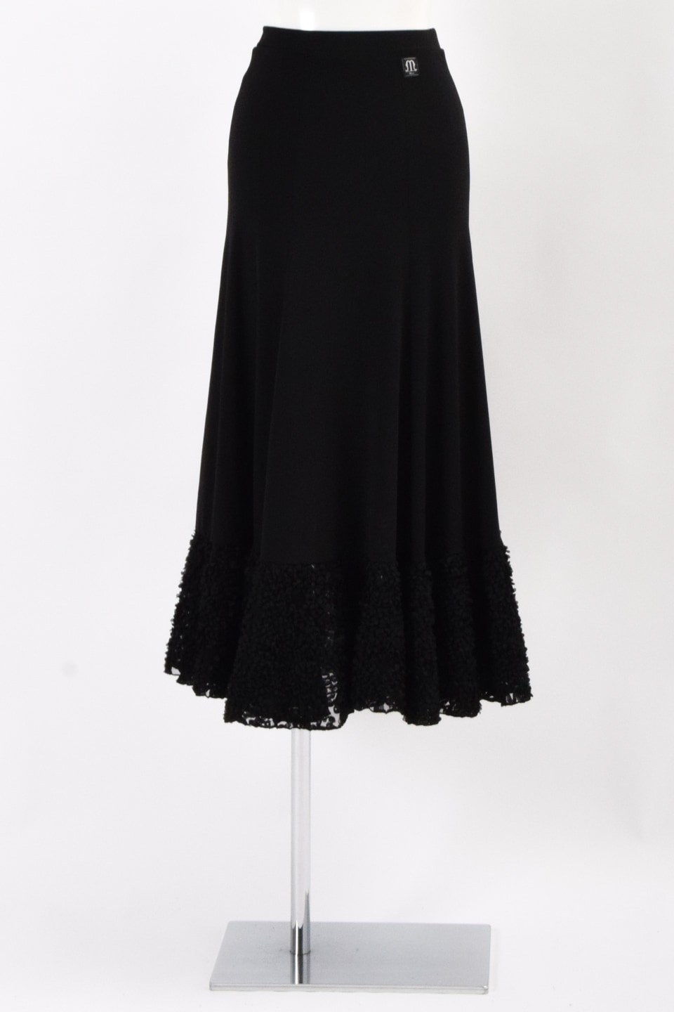 新品/即納/匿配】社交ダンスセット/スカート&トップス/黒土台のエメ緑