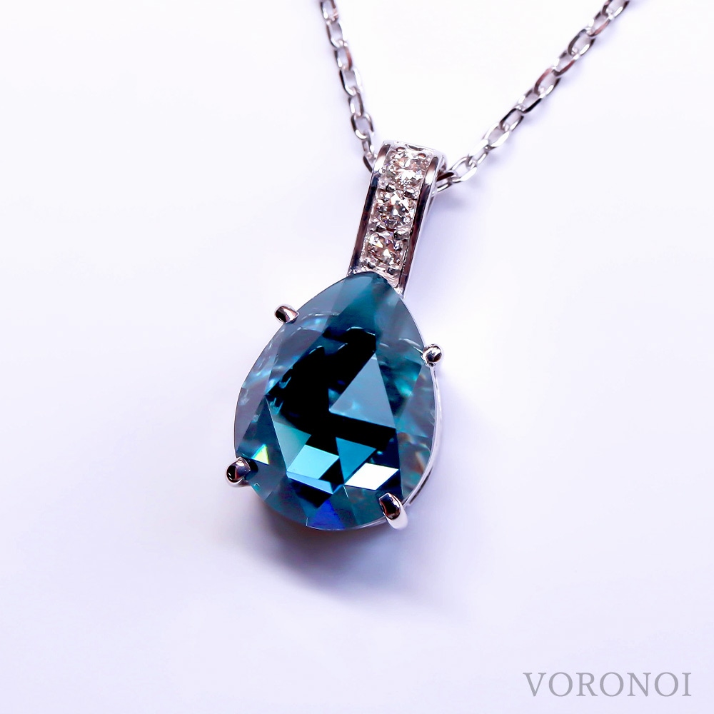 MINAMO - Shizuku - K18WG ダイヤモンドネックレス