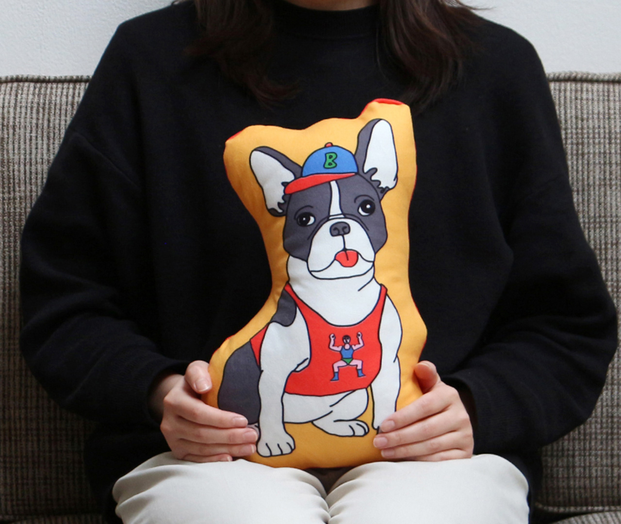 deviseworks クッションカバー ロゴ柄 LOGO deviseworks クッション