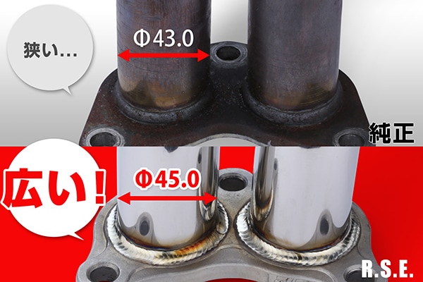 EXHAUST MANIFOLD GR86/86/FR-S/BRZ FA24/FA20 UNEQUAL LENGTH Ver.2