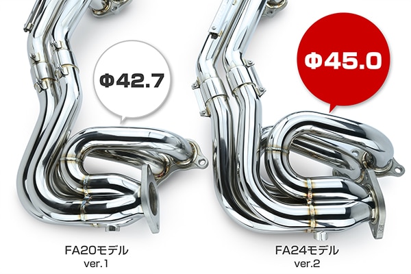 EXHAUST MANIFOLD GR86/86/FR-S/BRZ FA24/FA20 UNEQUAL LENGTH Ver.2