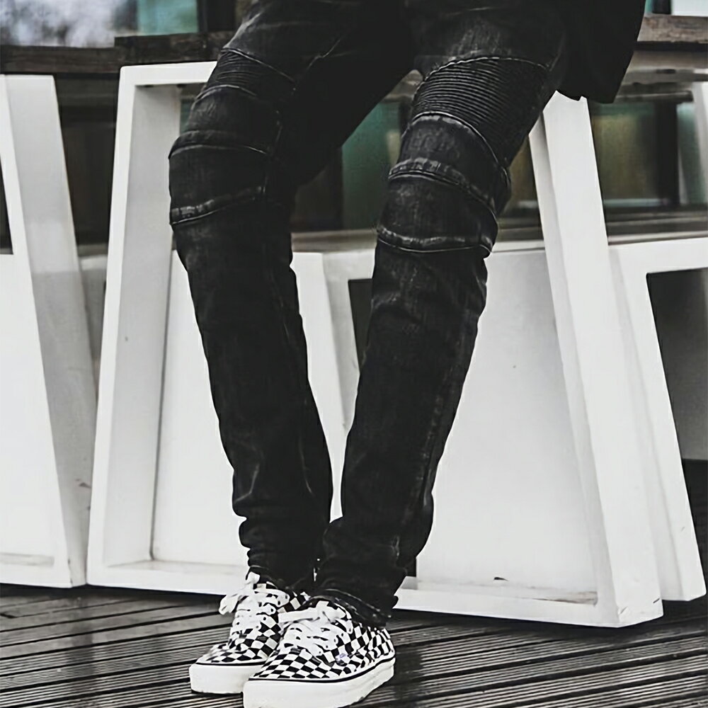 mnml ダメージ加工 スリムフィット デニム 30インチ - mnml スリム