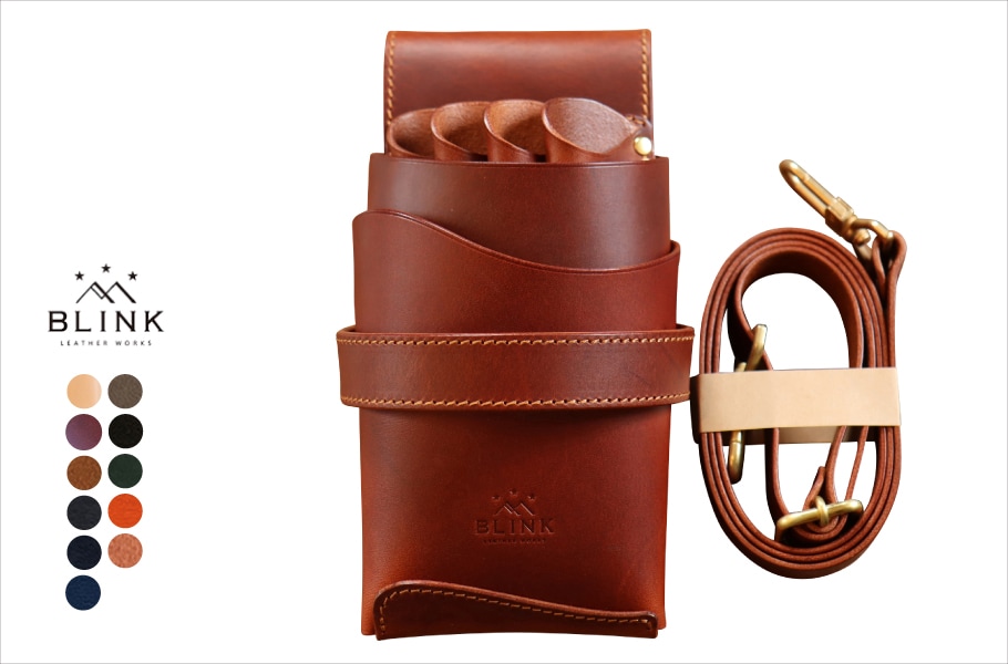 シザーケース本革4丁用 -swell s- |シザーケース専門店｜美容師向け本