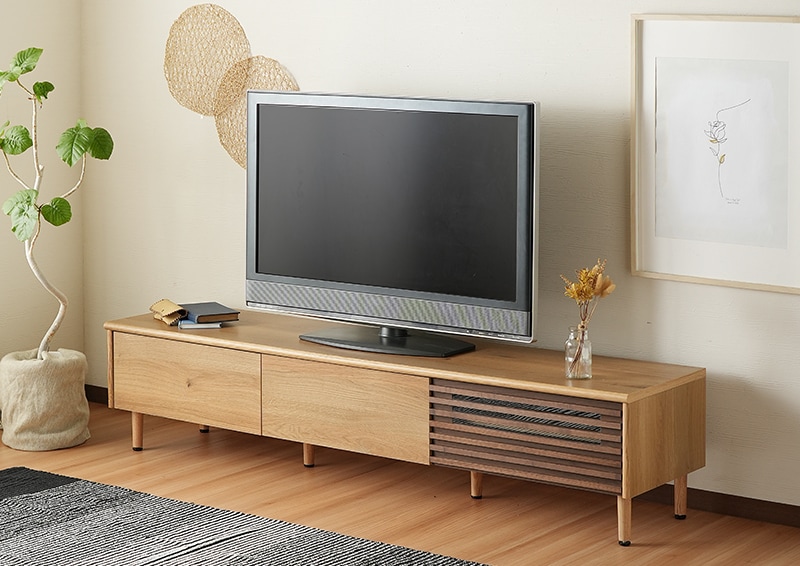 横幅120cm】テレビ台 テレビボード 日本製 大川家具 幅120 / クープ