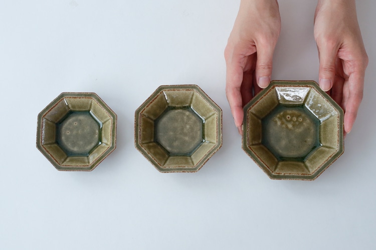 八角皿 （三温窯） | 三温窯 | cotogoto