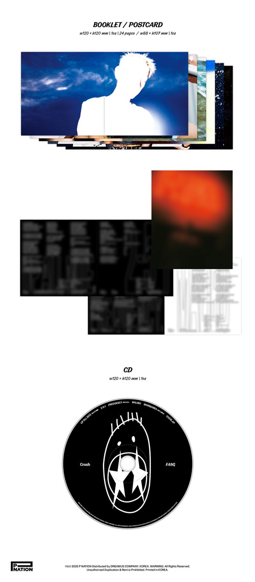韓国音楽 Crush (クラッシュ) - EP 「FANG」 | CD 男性アーティスト,C