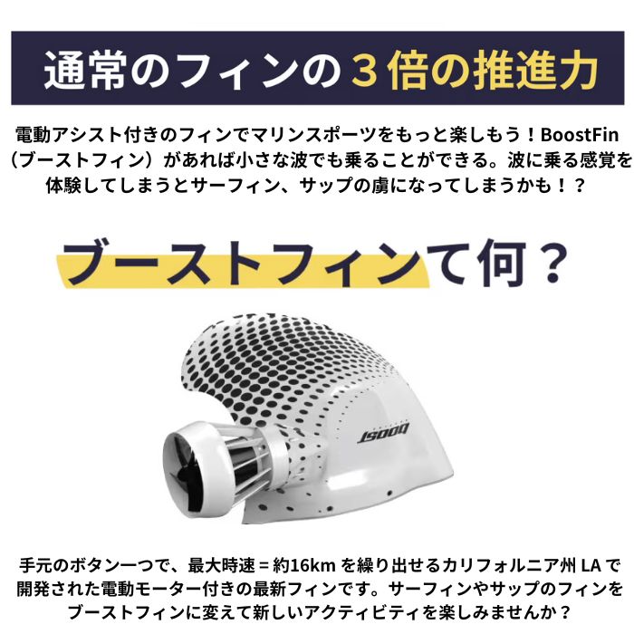 Boost Fin ブーストフィン サーフィン 電動フィン リモコン付きフィン