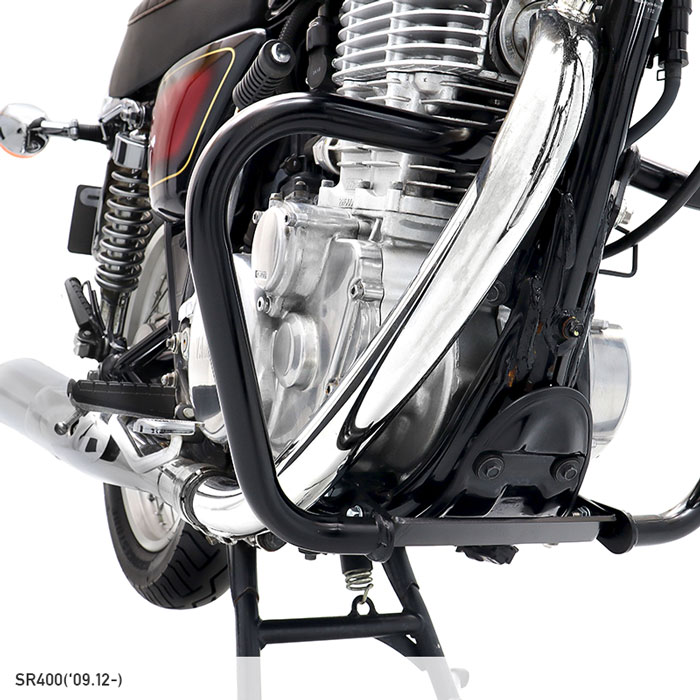 SR400 RH03J RH16J エンジンガード ブラック | エンデュランス