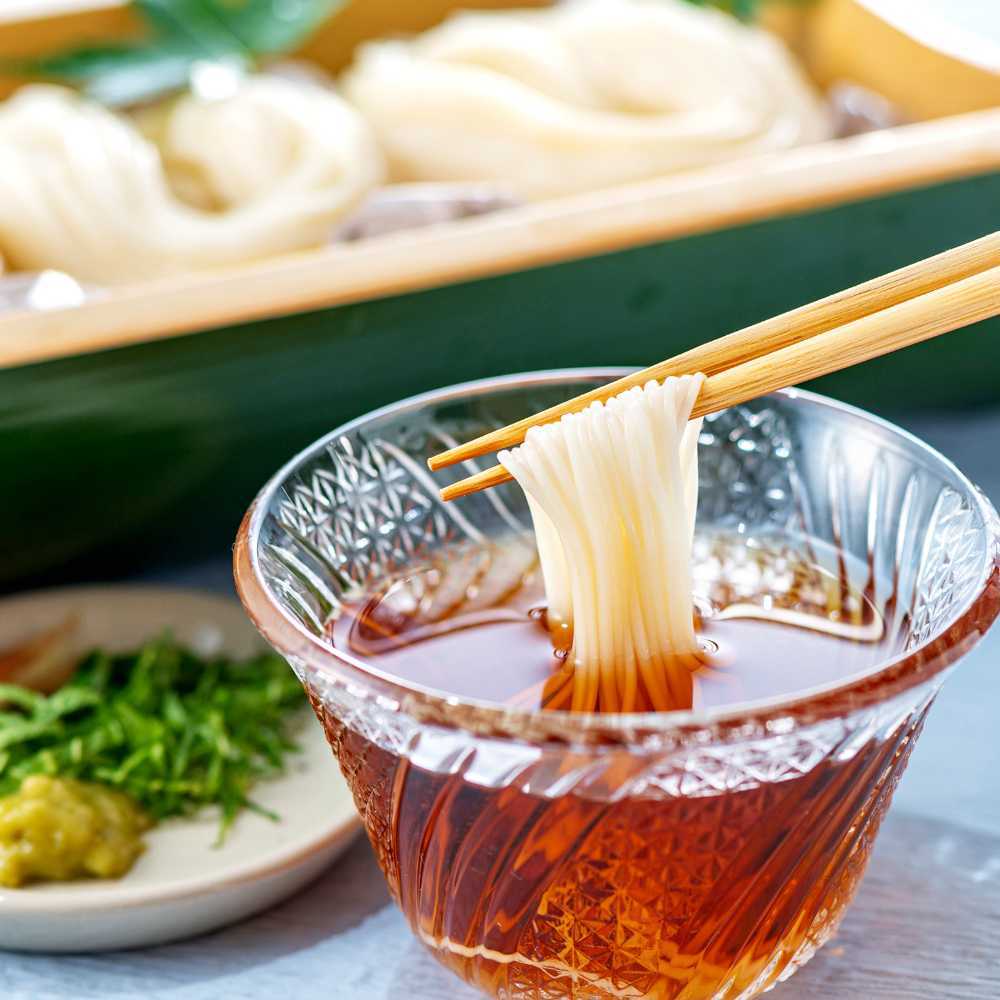 小豆島手延素麺 島の風 島の光 最高級品金帯 単品 3袋 750g メール便