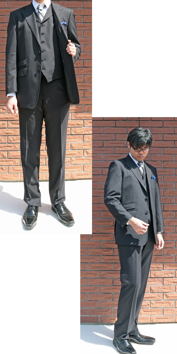 スーツ メンズ 春夏秋 スリーピース 3つボタン セオドール(Theo Dore