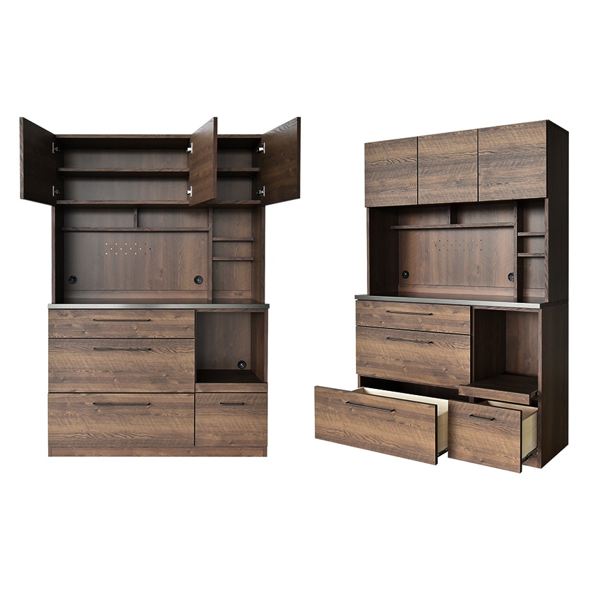 GART ガルト グラーデ キッチンボード 幅120cm キッチン 無料組立 組立