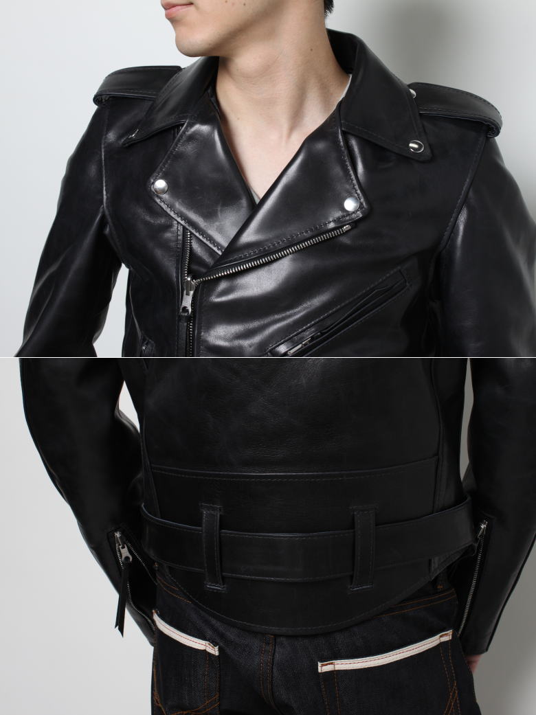 革ジャン ホースプルアップ ダブルライダースレザージャケット fd-002