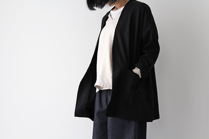 evam eva エヴァムエヴァ silk linen pullover シルクリネンプル