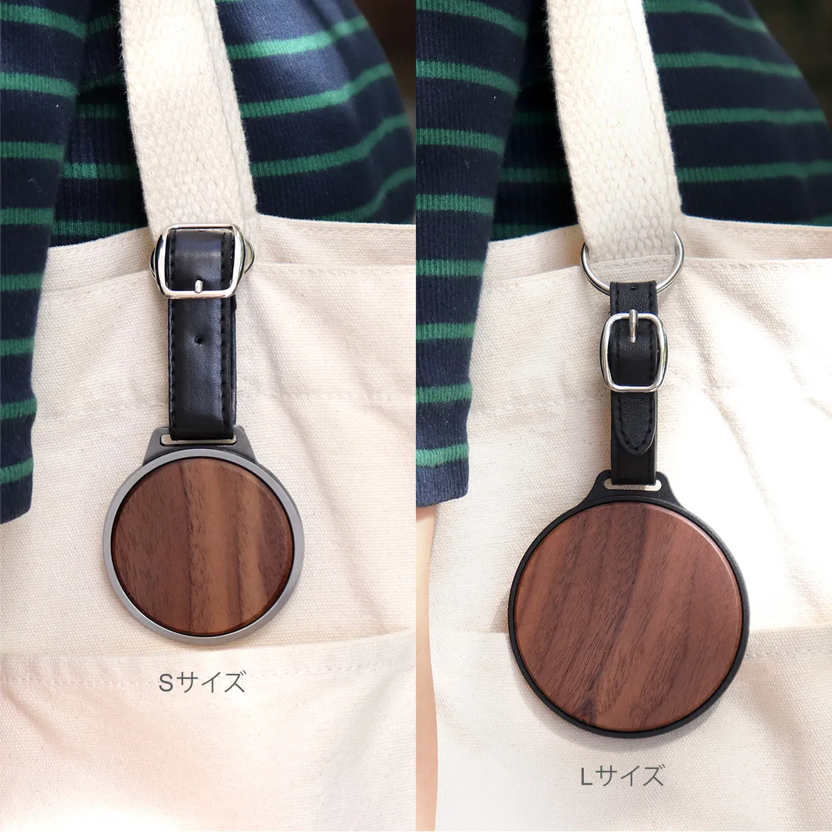 BAG TAG」銘木の存在感。自分だけの特別な目印をプラスする木製バック