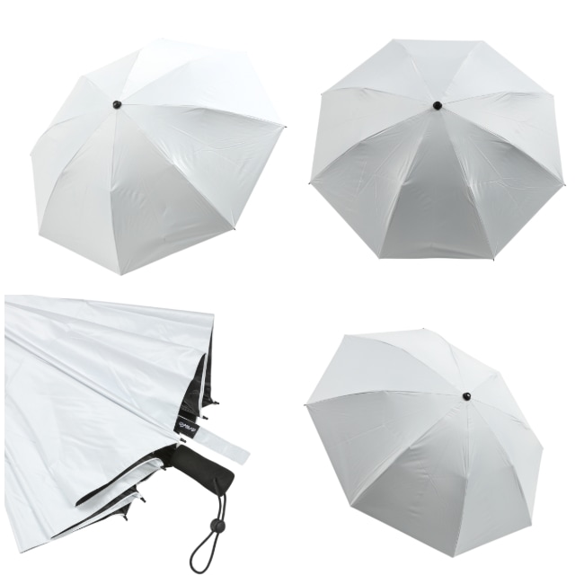 アラタ arata 登山用折りたたみ晴雨兼用傘 AU-08 / White | GLAGH グラフ