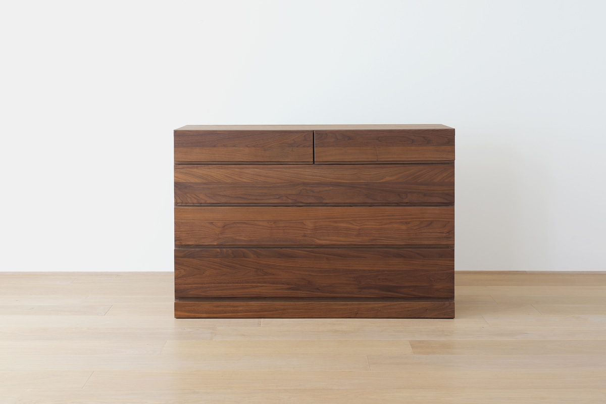 LECCE 120ローチェスト ウォルナット