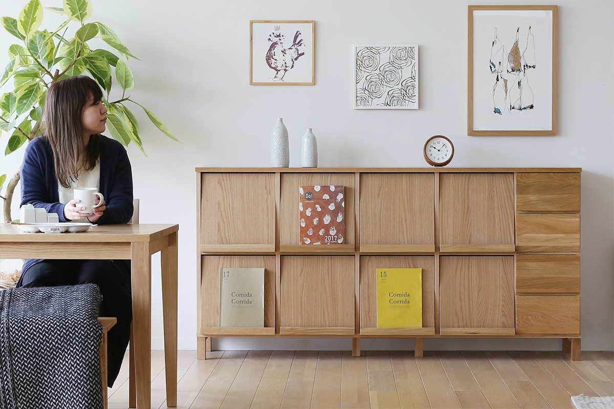 廃番10%OFF】LECCE 180マガジンラック ウォルナット