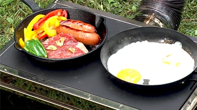 フォールディングキャンプストーブ HS-440 【煙突径 φ100mm】 | 鉄板製