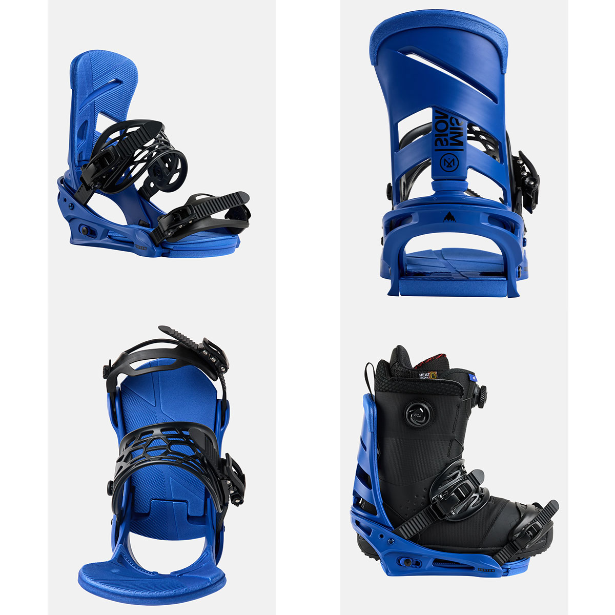 Burton Mission ムーディブルー スノーボード ビンディング M Burton