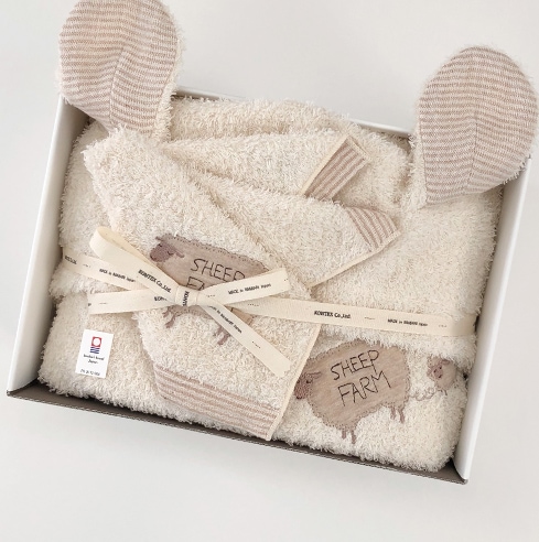 フラッフィーギフトセット（フード付バス×1ハンカチ×1） | Gift