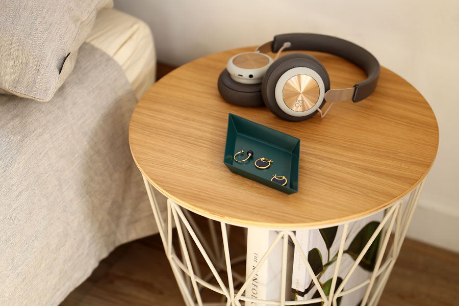 HAYカレイドトレイ_S,XS　3点SET KALEIDO、ラッカーを塗られたスチールトレイ、 HAY