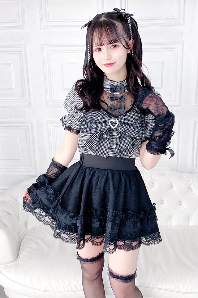 Princess Melody】レース重ねボリュームスカパン - ブラック size-F