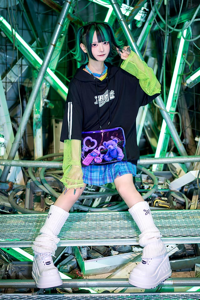 トリックベア 推し活パーカー【BLACK】｜LISTEN FLAVOR(リッスン