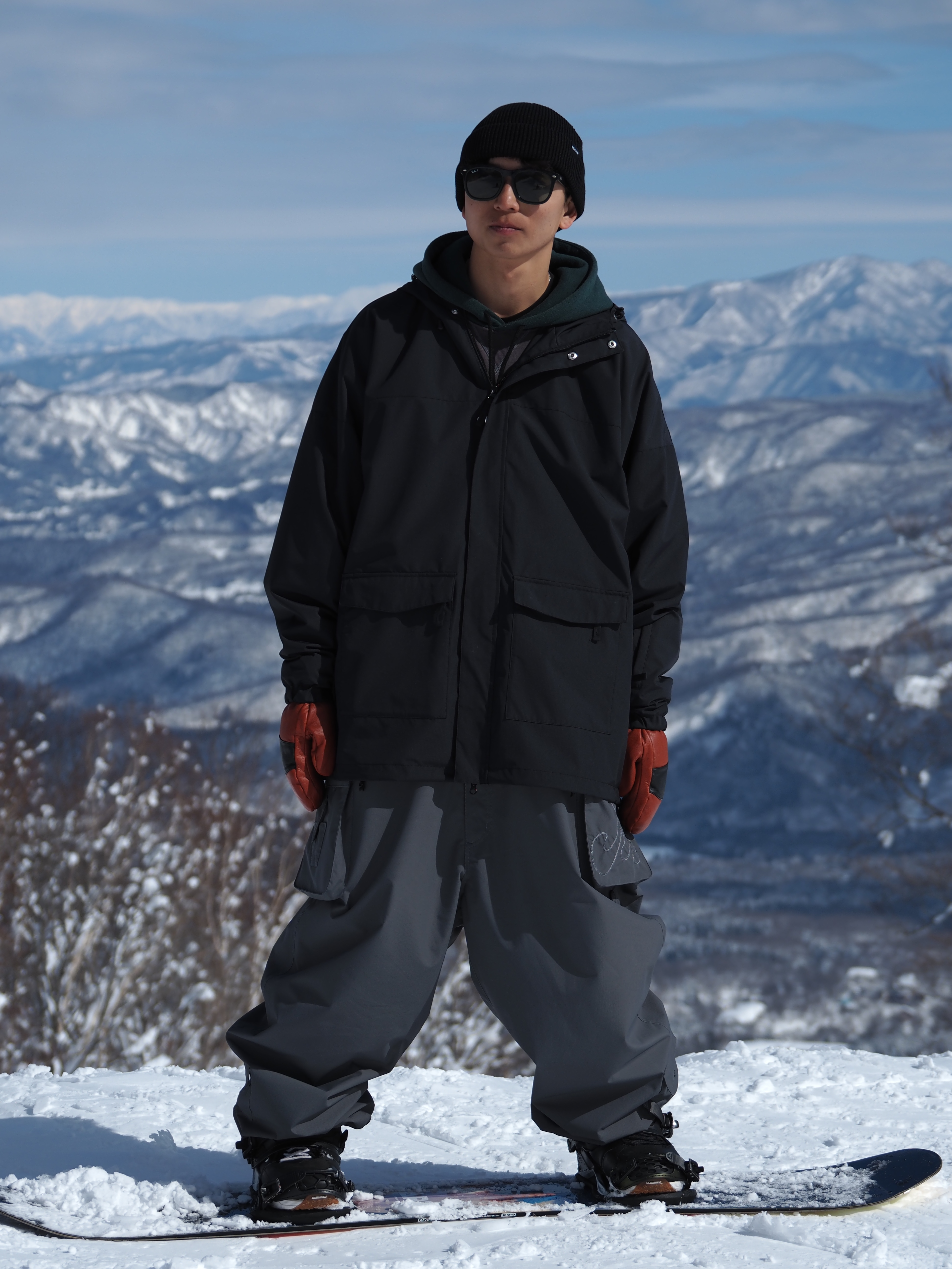 希少品 MAHF ボックスポケットアノラックジャケット スノボウェア