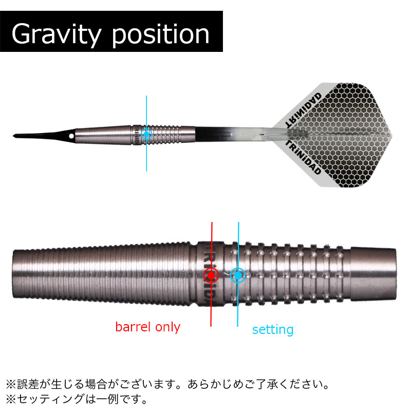 トリニダード ジョン2 TRiNiDAD JOHN2 城野弘樹 ダーツ バレル