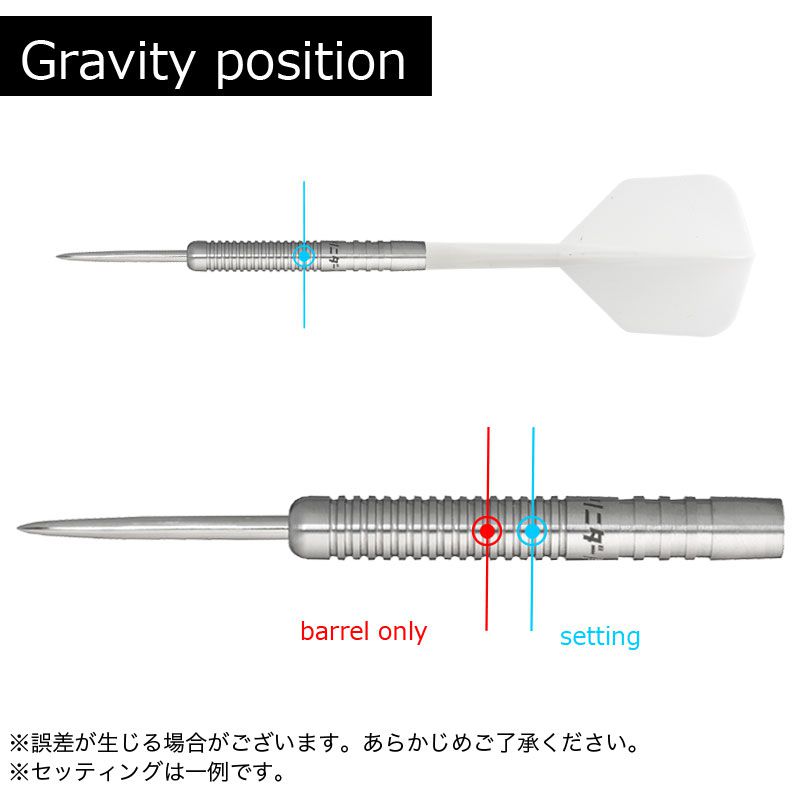 TRiNiDAD】 KシリーズJAMES STEEL ハードダーツ バレル トリニダード